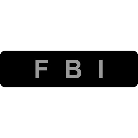 Sticker Dog extreme FBI