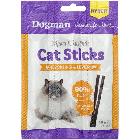 Cat sticks 3-p Kylling/Lever